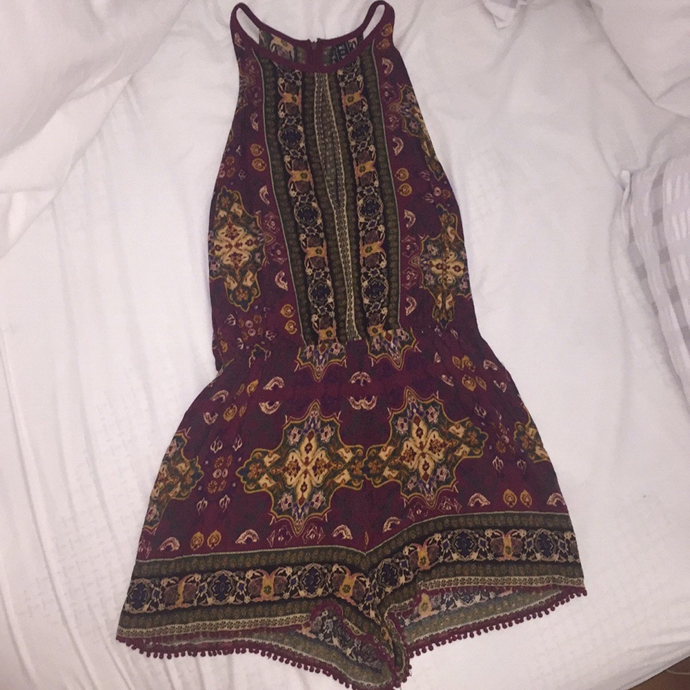 Bohemian print soft and comfy romper